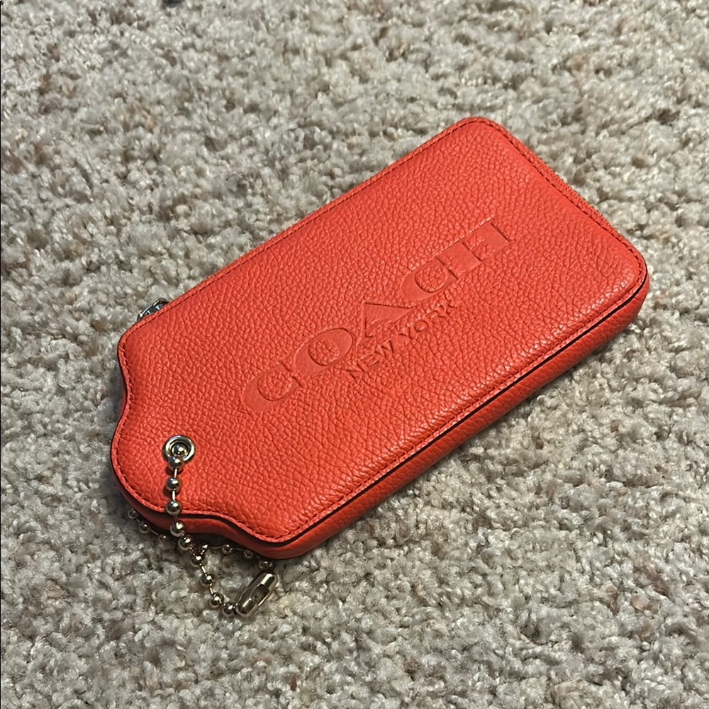 Coach Hangtag Keychain Wallet